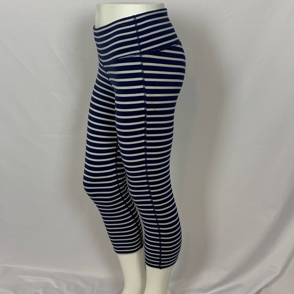 ATHLETA Women's Capri Leggings nautical size S